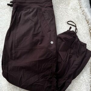 Lululemon Athletica Dark Brown Track Pants